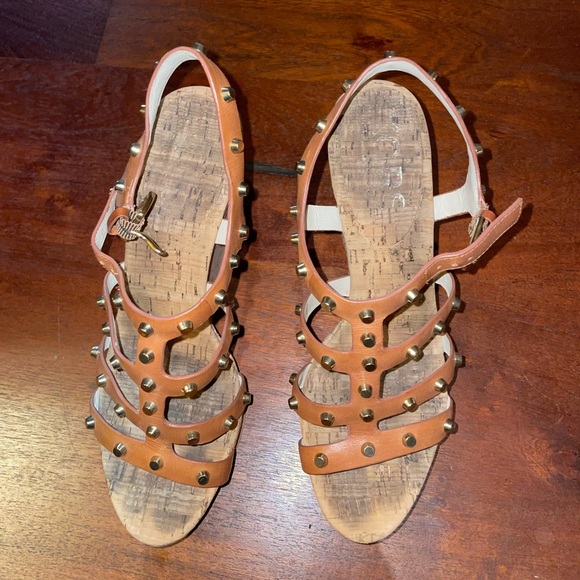 Michael Kors Leather Wedges - Picture 2 of 4